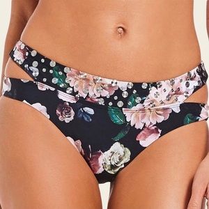Gianni Bini — Studded Floral Swim Bottoms